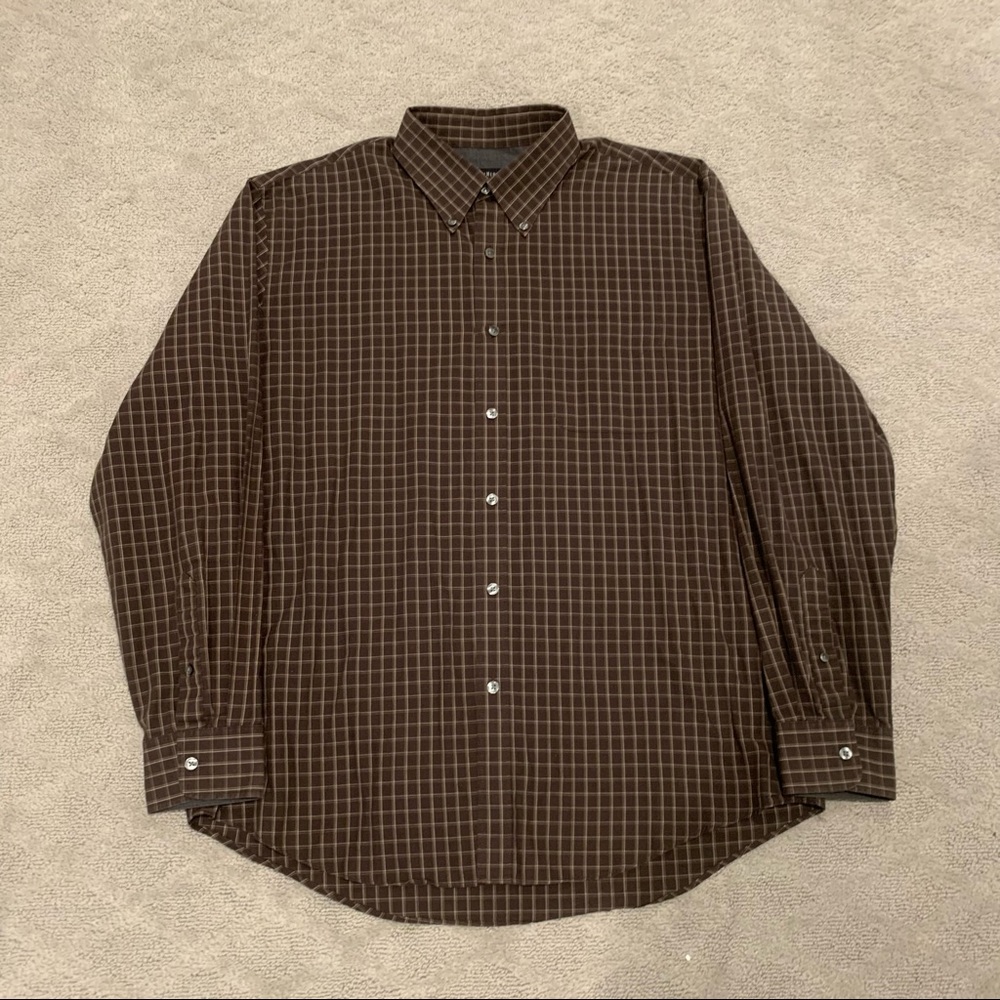 Van Heusen Brown Button Up